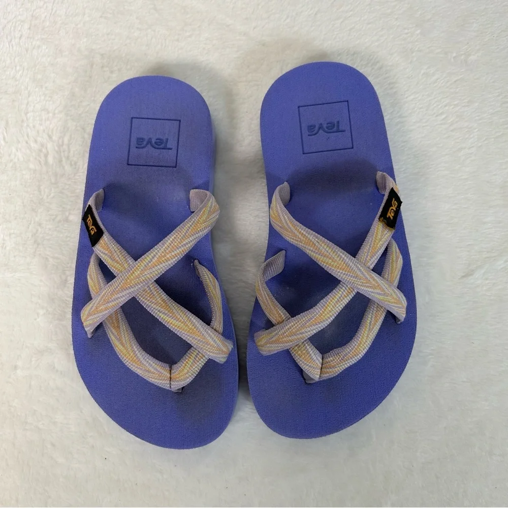 Teva Kids Girls Sandals Size 13 Purple Olowahu Strappy Slip On